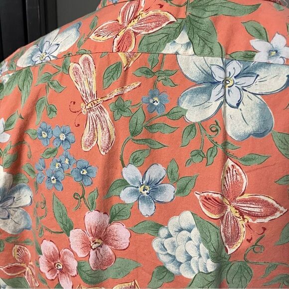Vintage Rare Polo Ralph Lauren Clayton Hawaiian‎ Floral Aloha Dragonfly Shirt L - Picture 4 of 7
